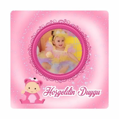 Yeni Doğan Temalı Doğum Günü Magneti